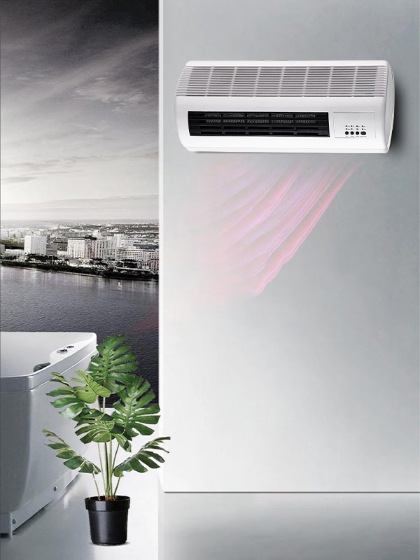 BPT-2000B 4501/4501L/4501L-ERP Vægmonteret elektrisk keramisk varmelegeme med LED-display