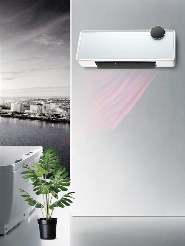 ZPT-2000B 5409L-ERP 1000W/2000W 3-i-1 vægmonteret varmeblæser